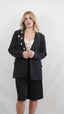 Blazer a righe con decori floreali - Dixie