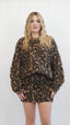 Maglia e gonna coordinato animalier