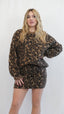 Maglia e gonna coordinato animalier