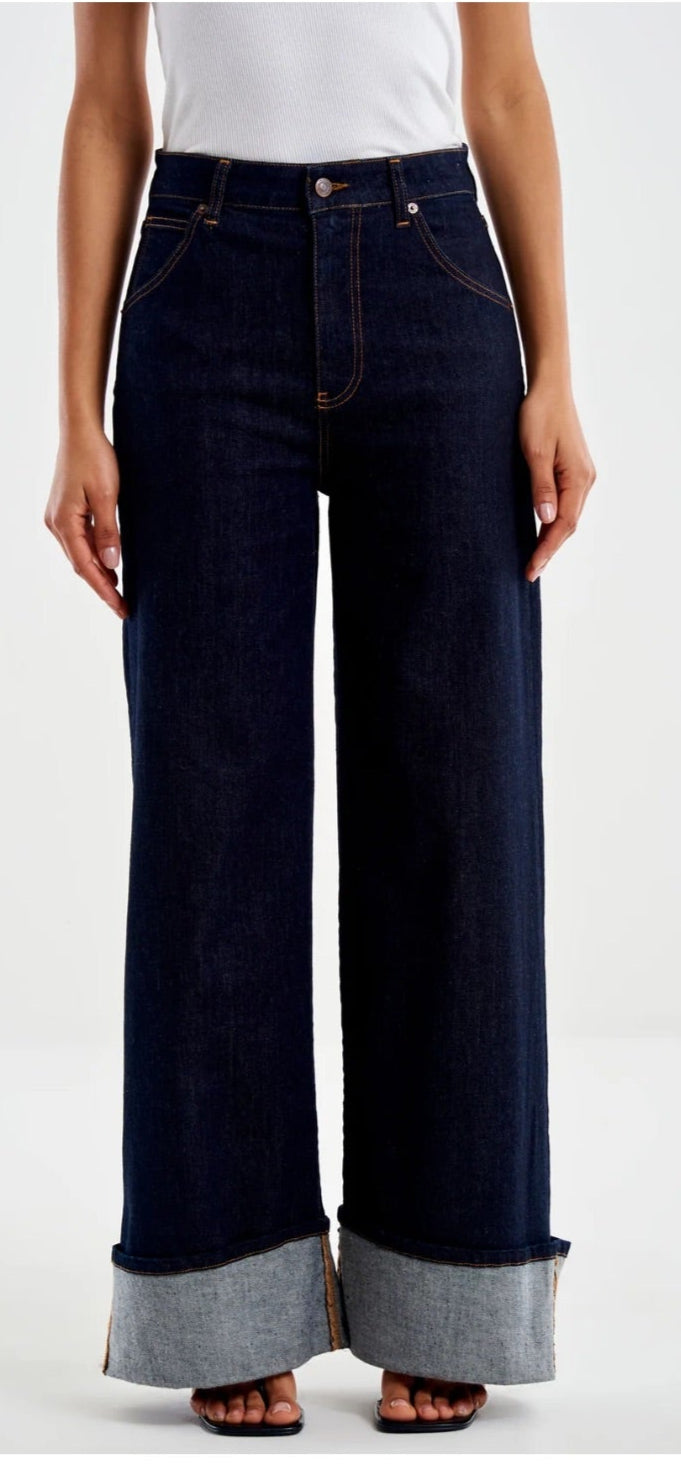 Jeans icon lexie con risvolto - Vicolo