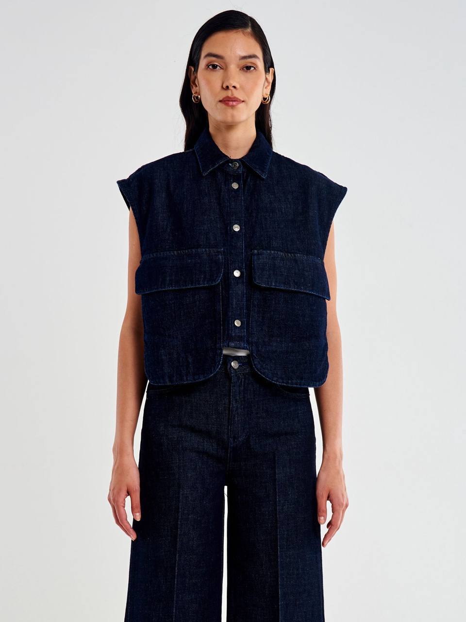 Gilet in denim Vicolo