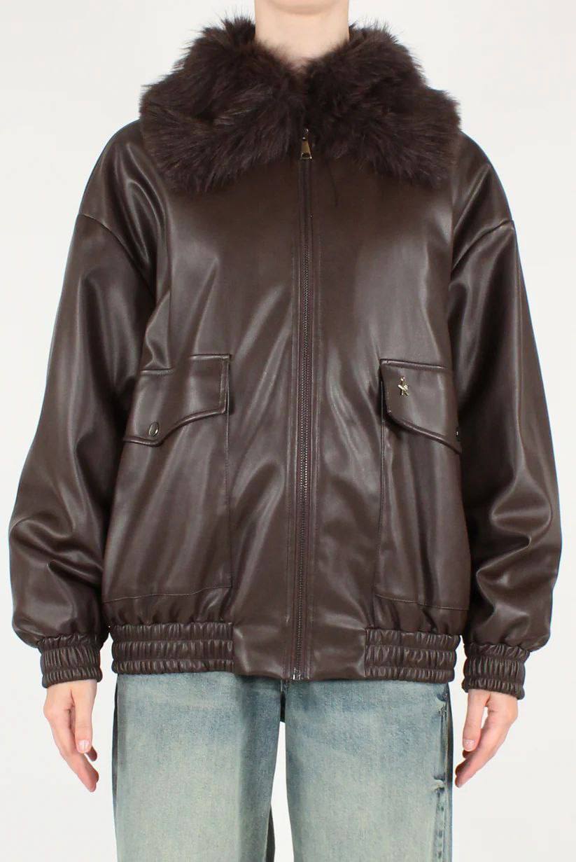 Bomber in eco-pelliccia Souvenir