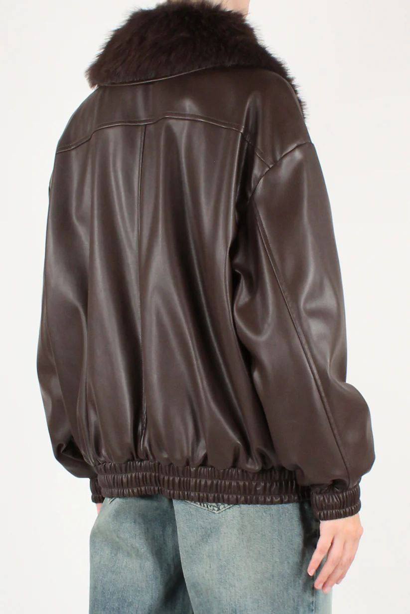 Bomber in eco-pelliccia Souvenir