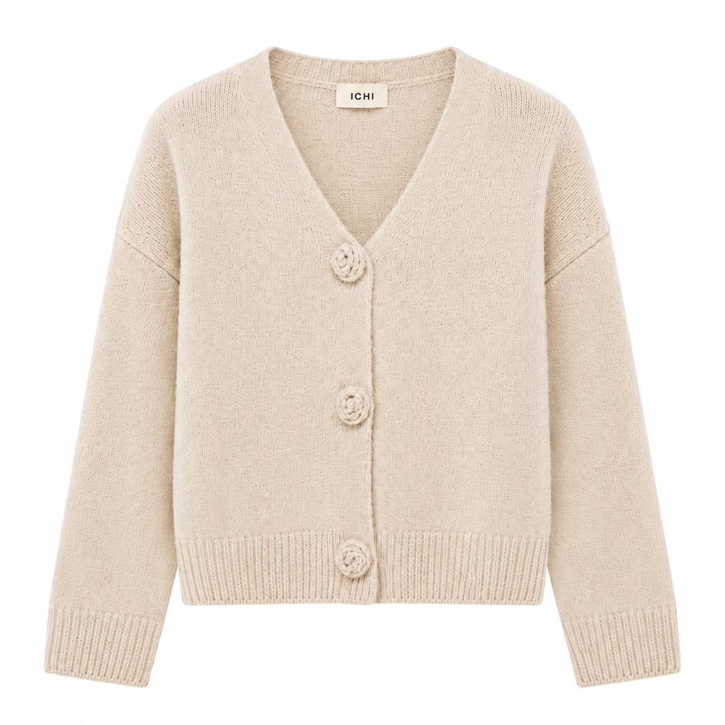 Ichi - Cardigan con bottoni