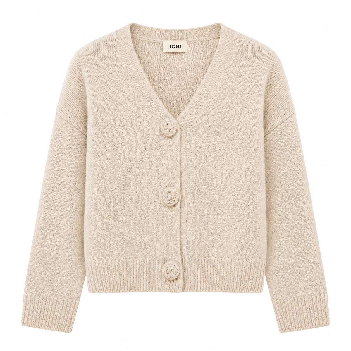 Ichi - Cardigan con bottoni