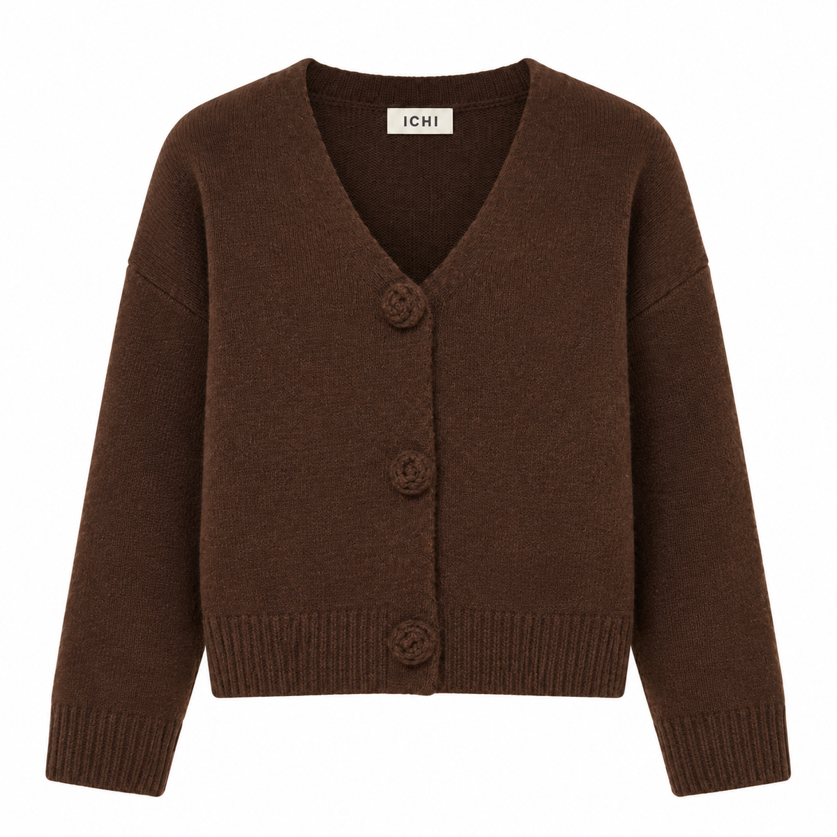 Ichi - Cardigan con bottoni