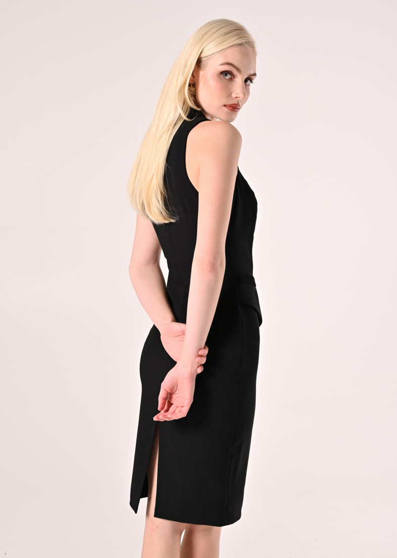 Tubino Nero Gilet Donna - Rinascimento
