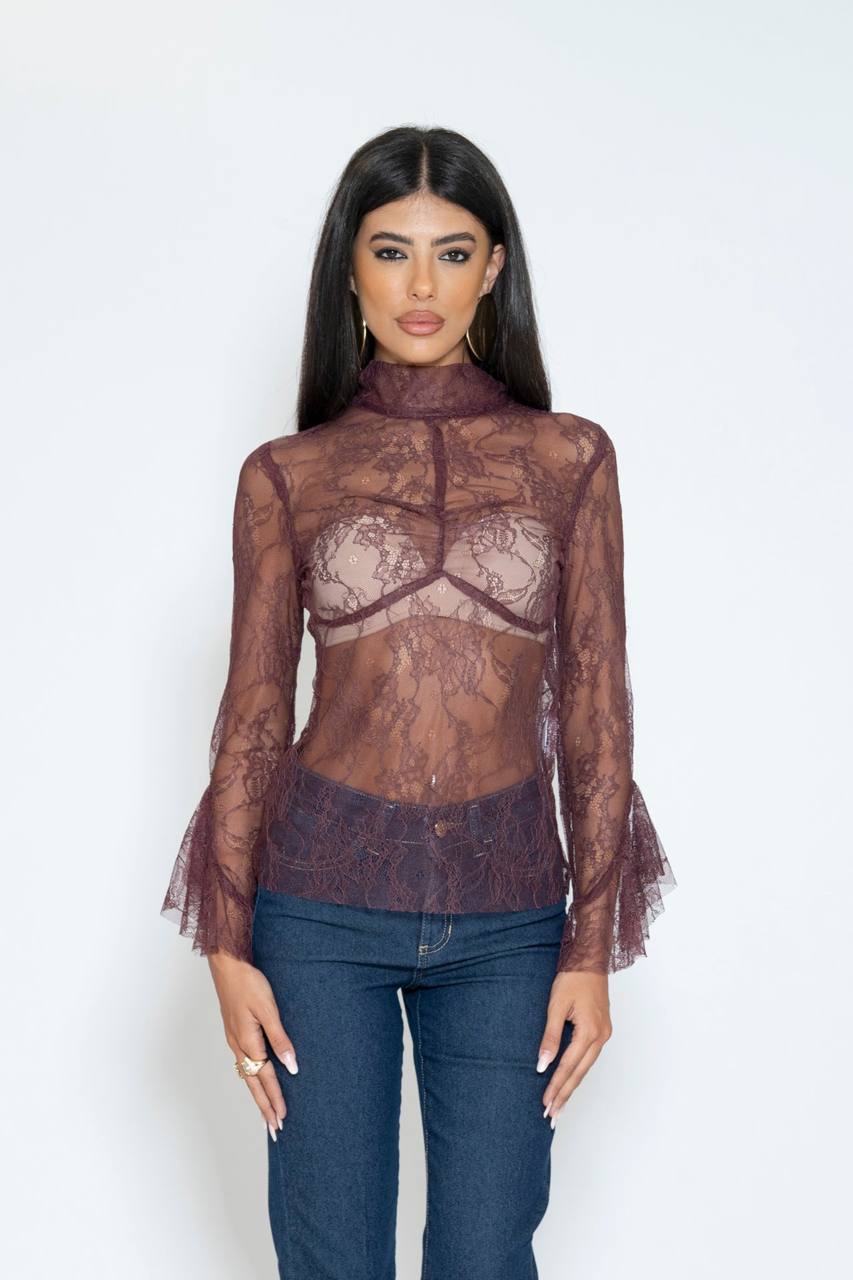 Blusa in pizzo Rinascimento