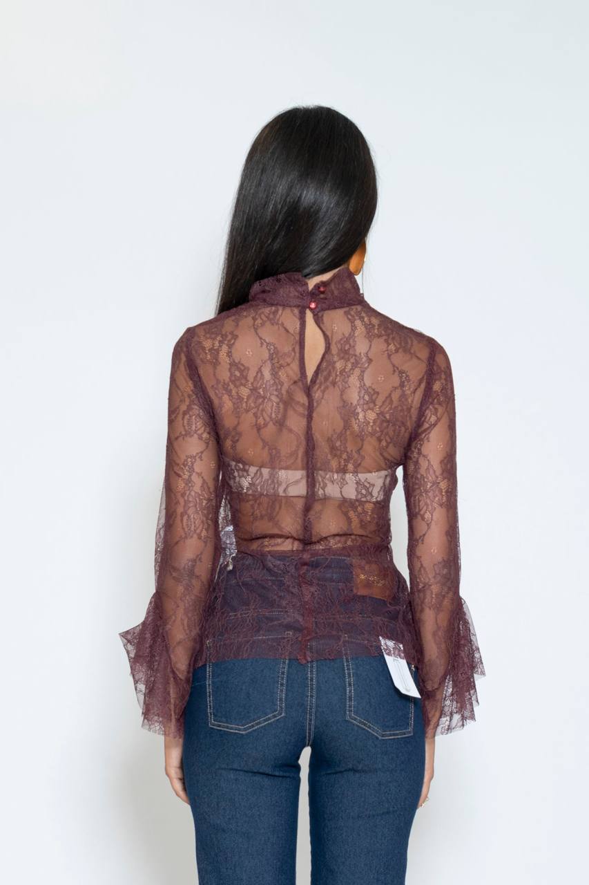 Blusa in pizzo Rinascimento